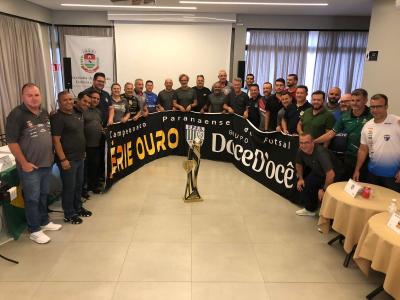 Realizado o Congresso TÃ©cnico do Campeonato Paranaense de Futsal Chave Ouro